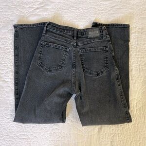 Hollister Black Wash Ultra High-Rise Dad Jean